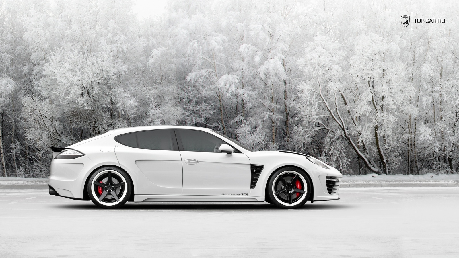 porsche, panamera, white