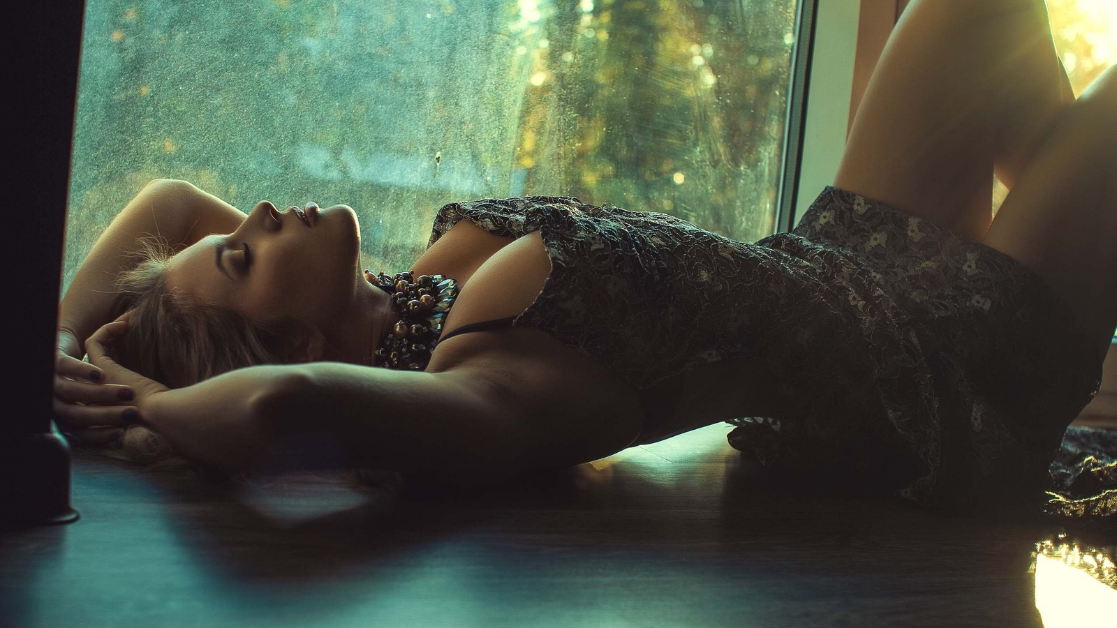 dress, dream, girl, window, , , 