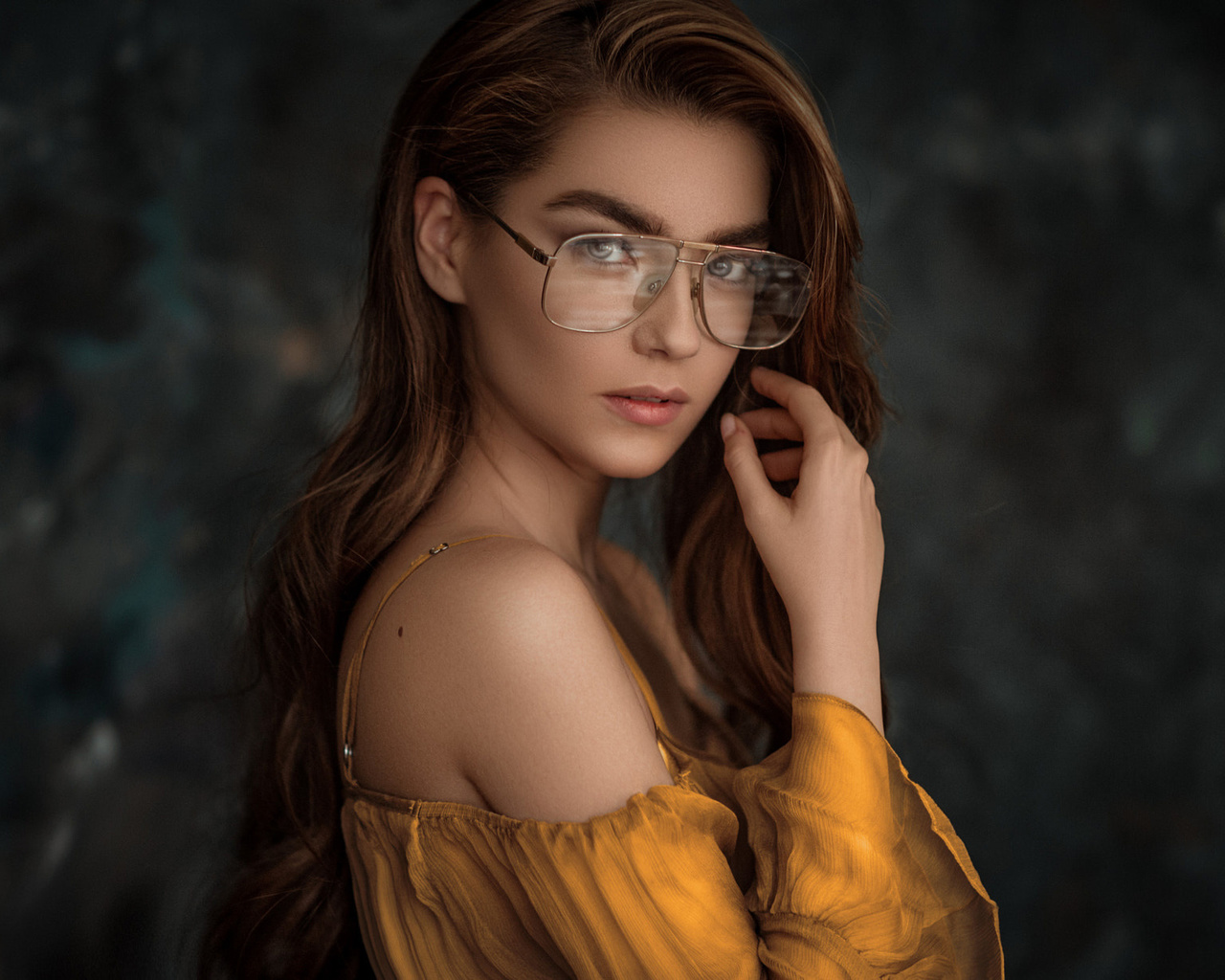 women, face, portrait, ali falak, women with glasses