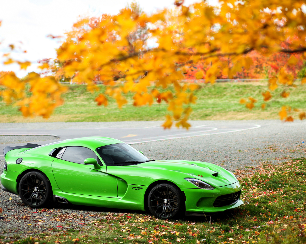 dodge, viper, gtc, supercars, 2018, cars, green, 