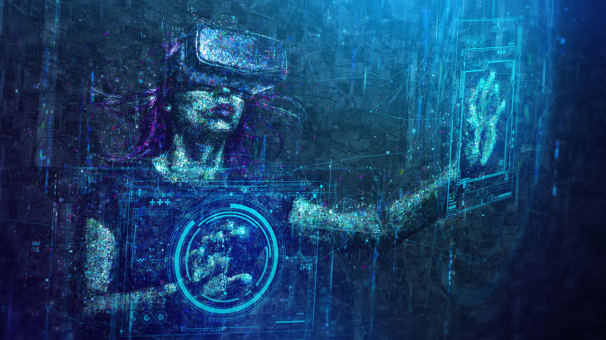virtual reality, digital art, 