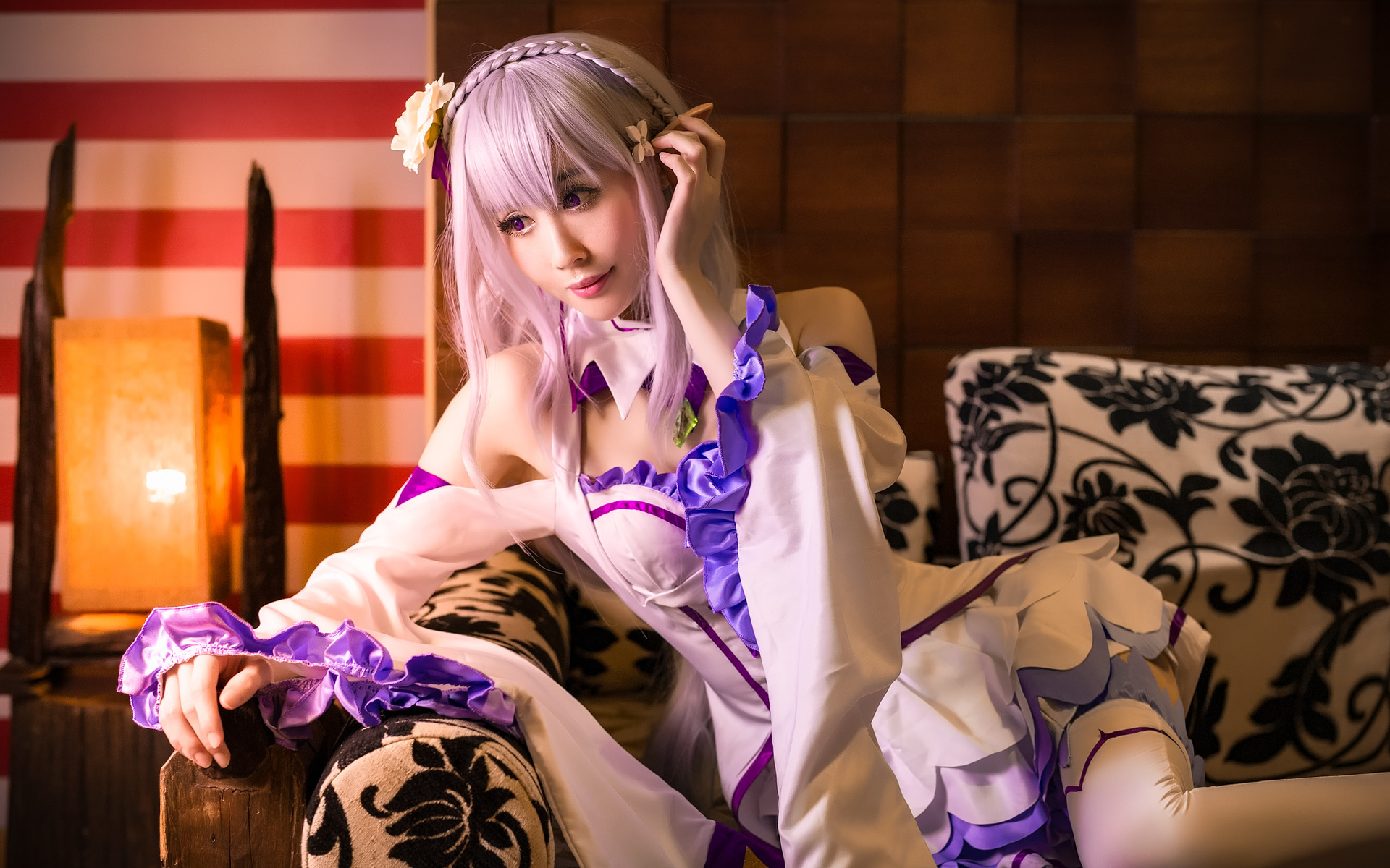 style, color, girl, asian, face, dress, hair, cosplay, re zero