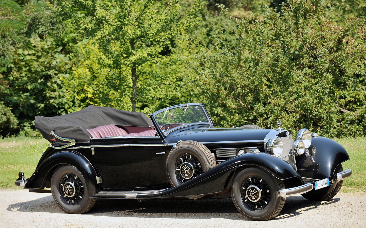 mercedes benc, 540k, cabriolet, 1937