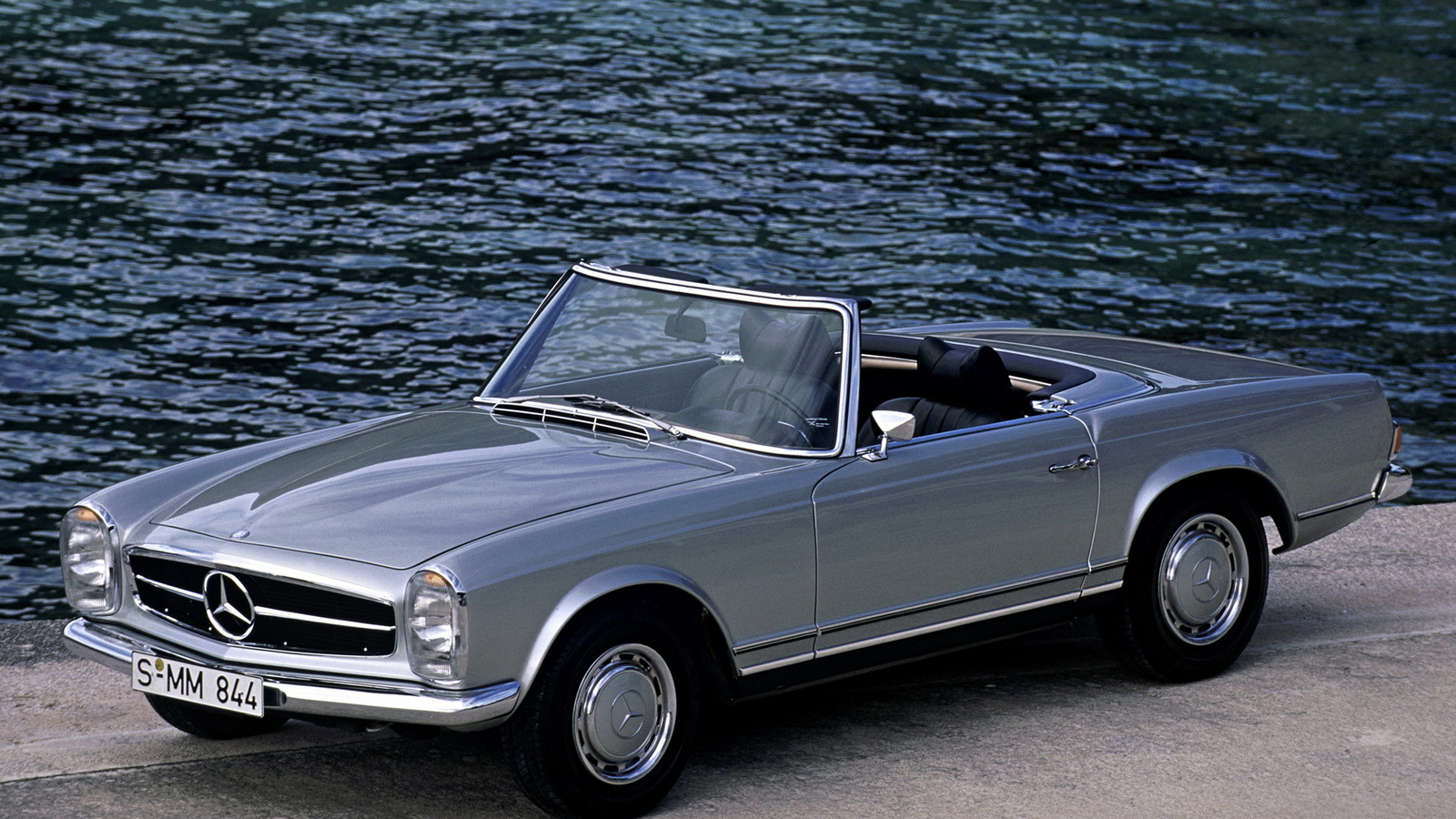 mercedes benc, 280sl, cabriolet, 1968