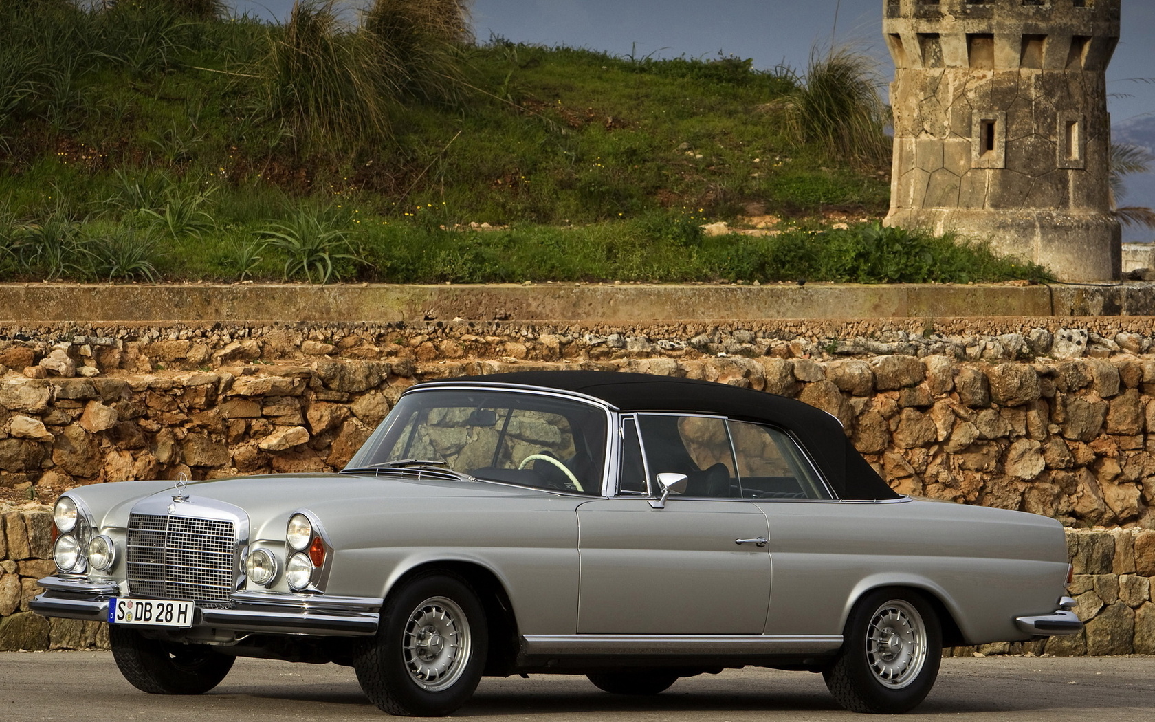 mercedes benc, 280se, cabriolet, 1968