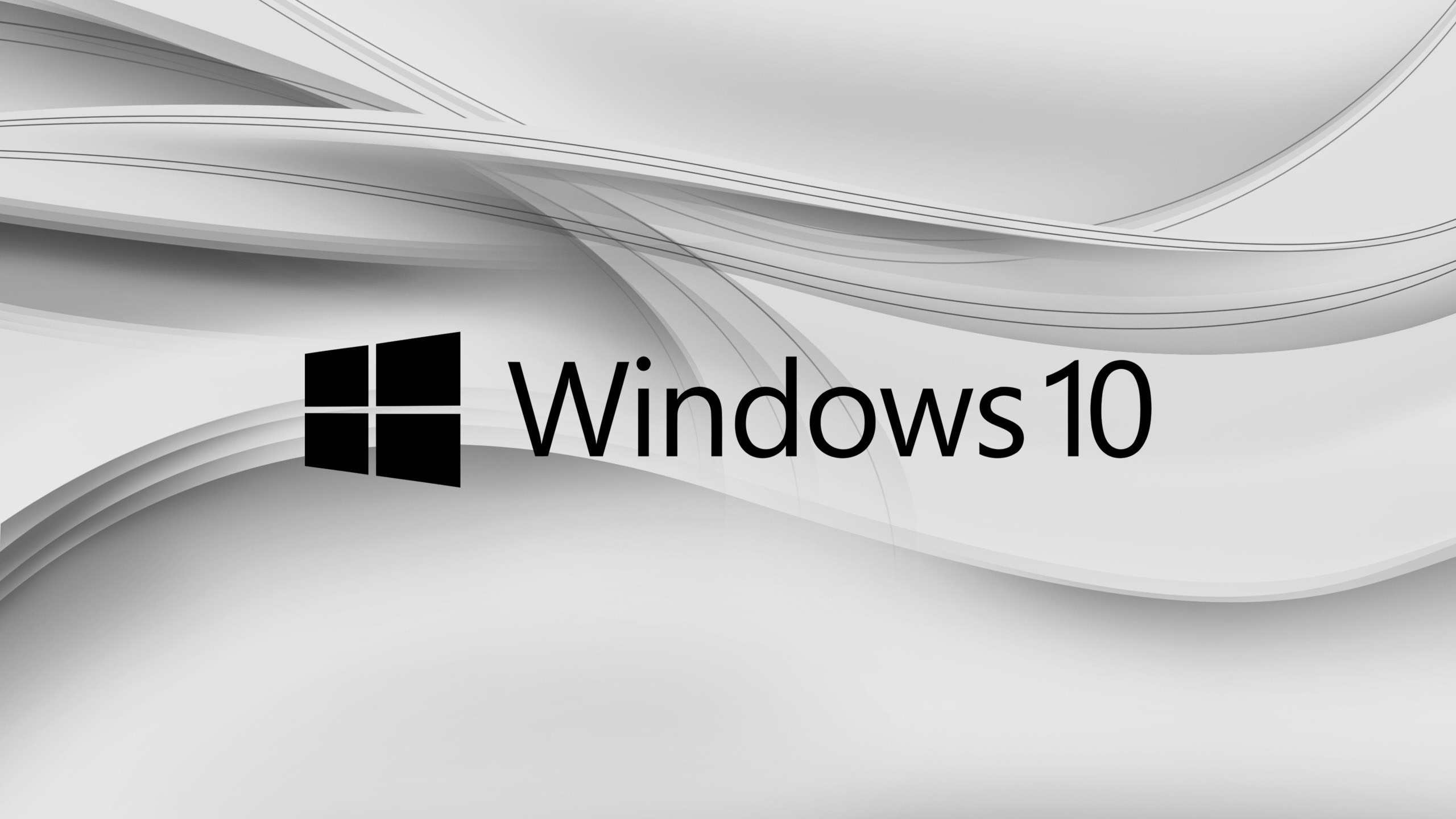 windows 10, gray, logo, 