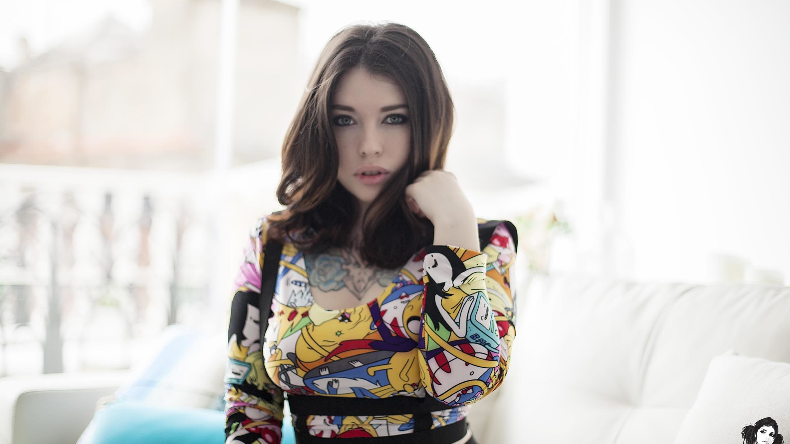 suicide girls, voly suicide, girl, look, hair, face, marina mui
