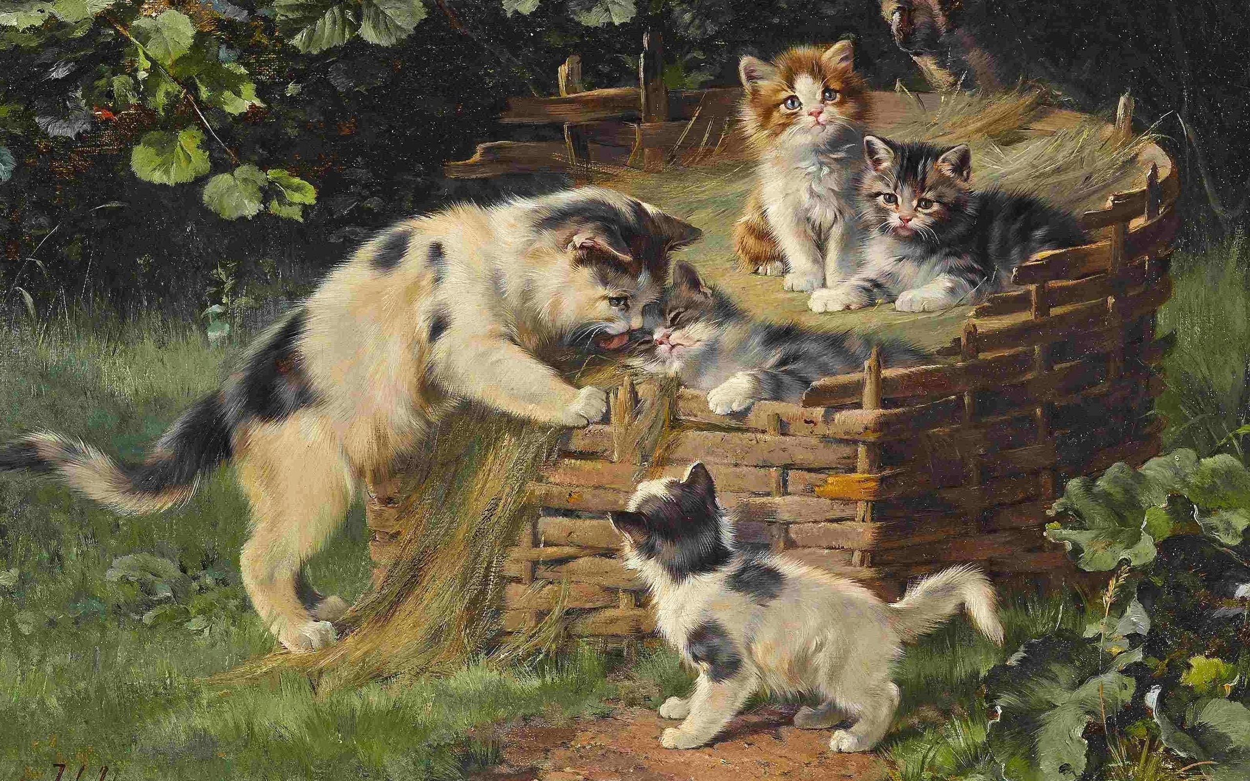 Кошка с котятами детский сад. Кaртинa «кошкa с котятaми» с. Веретенниковa.