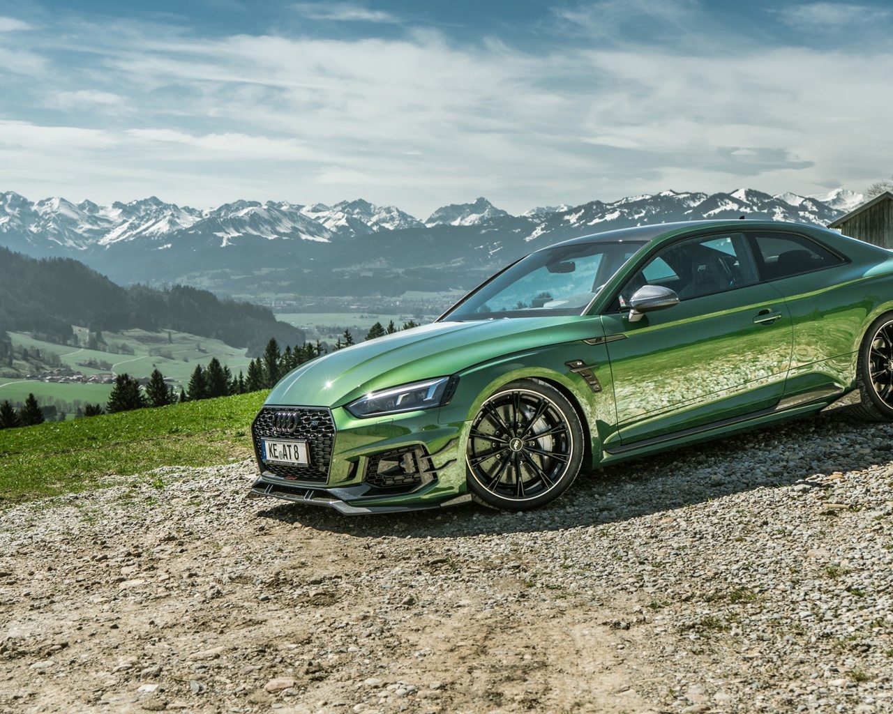 audi, rs5, coupe, 2018, rs5-r, abt, green