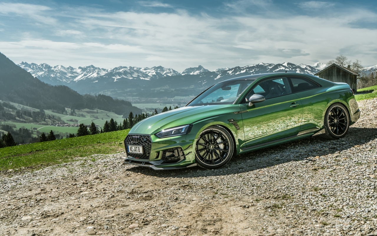 audi, rs5, coupe, 2018, rs5-r, abt, green