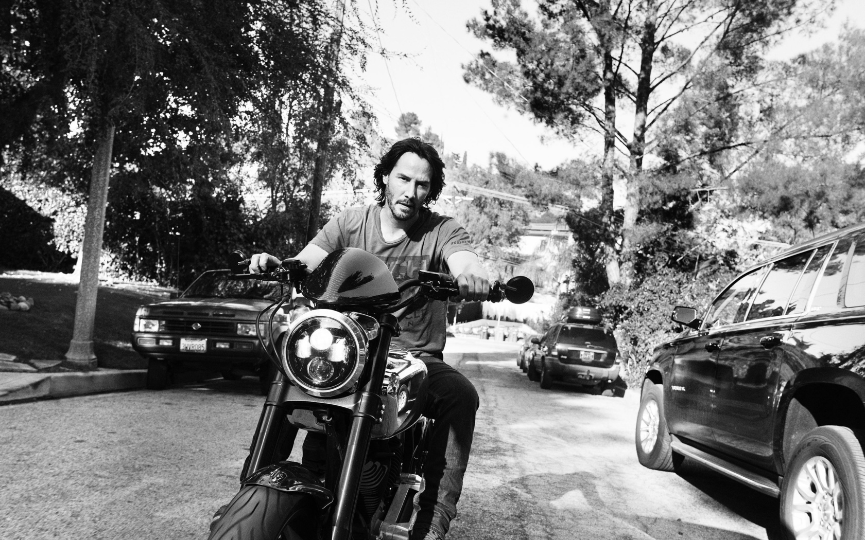 keanu reeves, bike, 