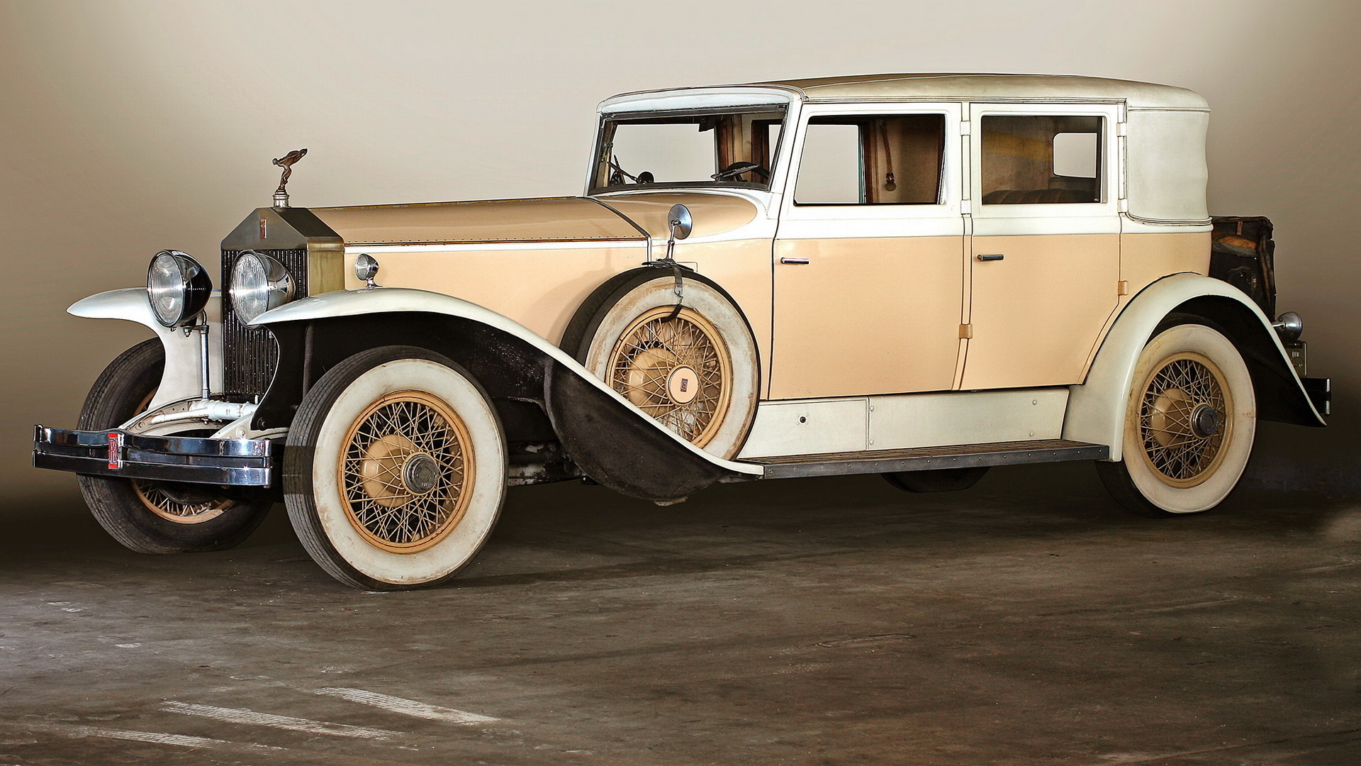 rolls-royce, phantom, avon, 1929, retro