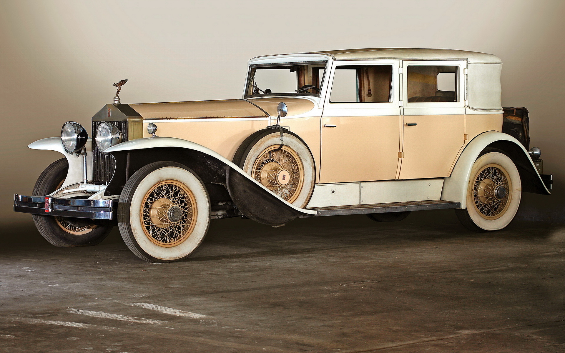 rolls-royce, phantom, avon, 1929, retro