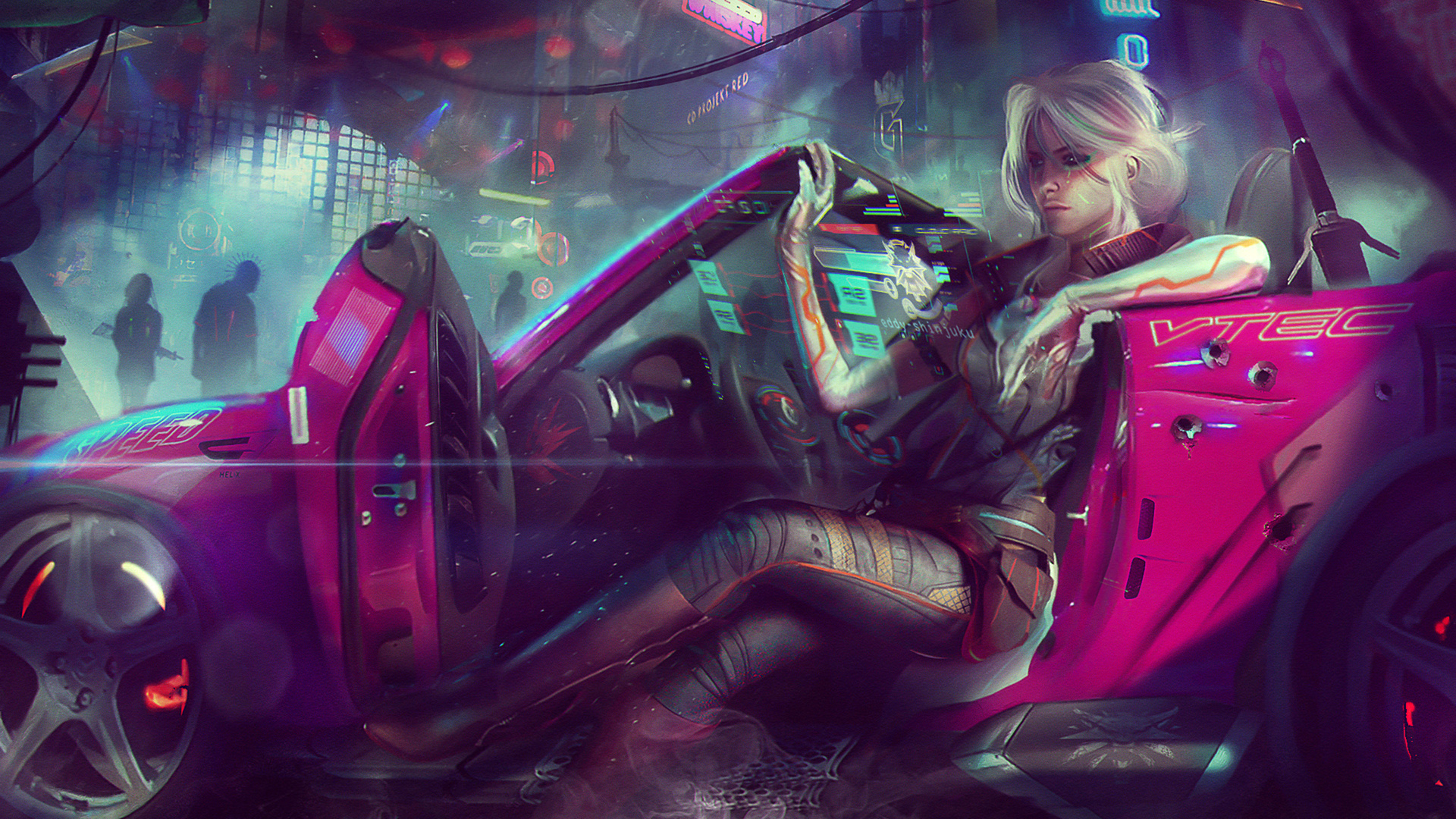 cyberpunk, cyberpunk 2077, , , the witcher 3, the witcher 3 wild hunt, ciri