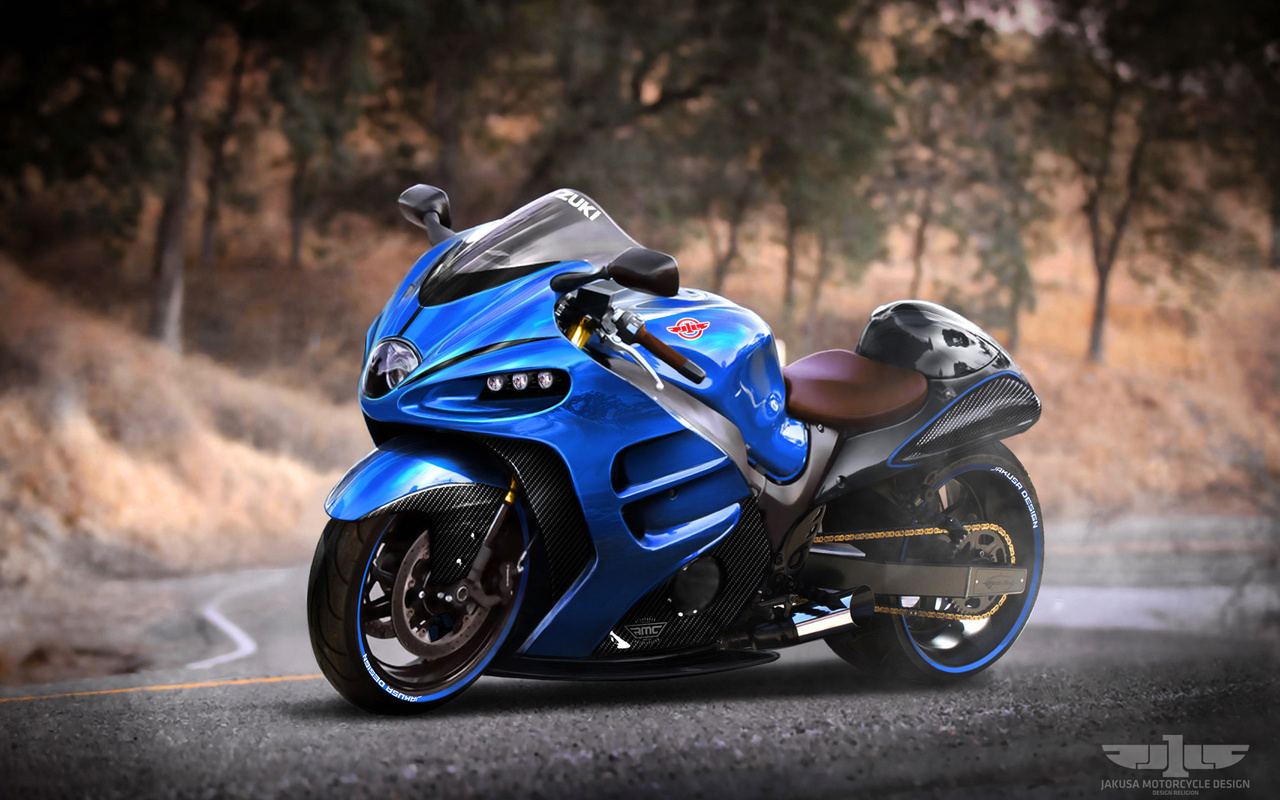 suzuki, hayabusa, art, bikes, , 