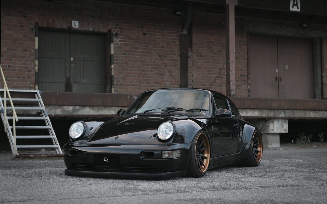 porsche, 964, carrera, black, adv10, track spec sl wheels, adv1, wheels