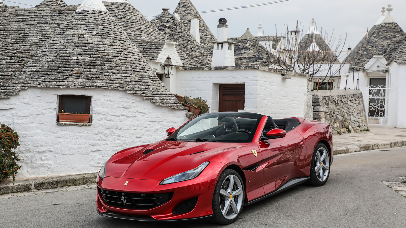 ferrari, portofino, cabriolet