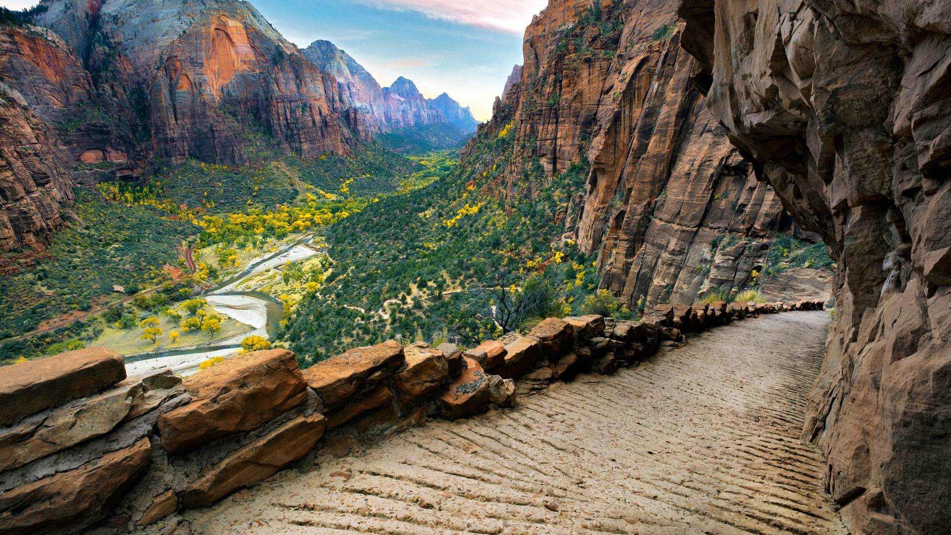  , , , , , , , zion national park, valley, summer, cliffs, mountains, utah