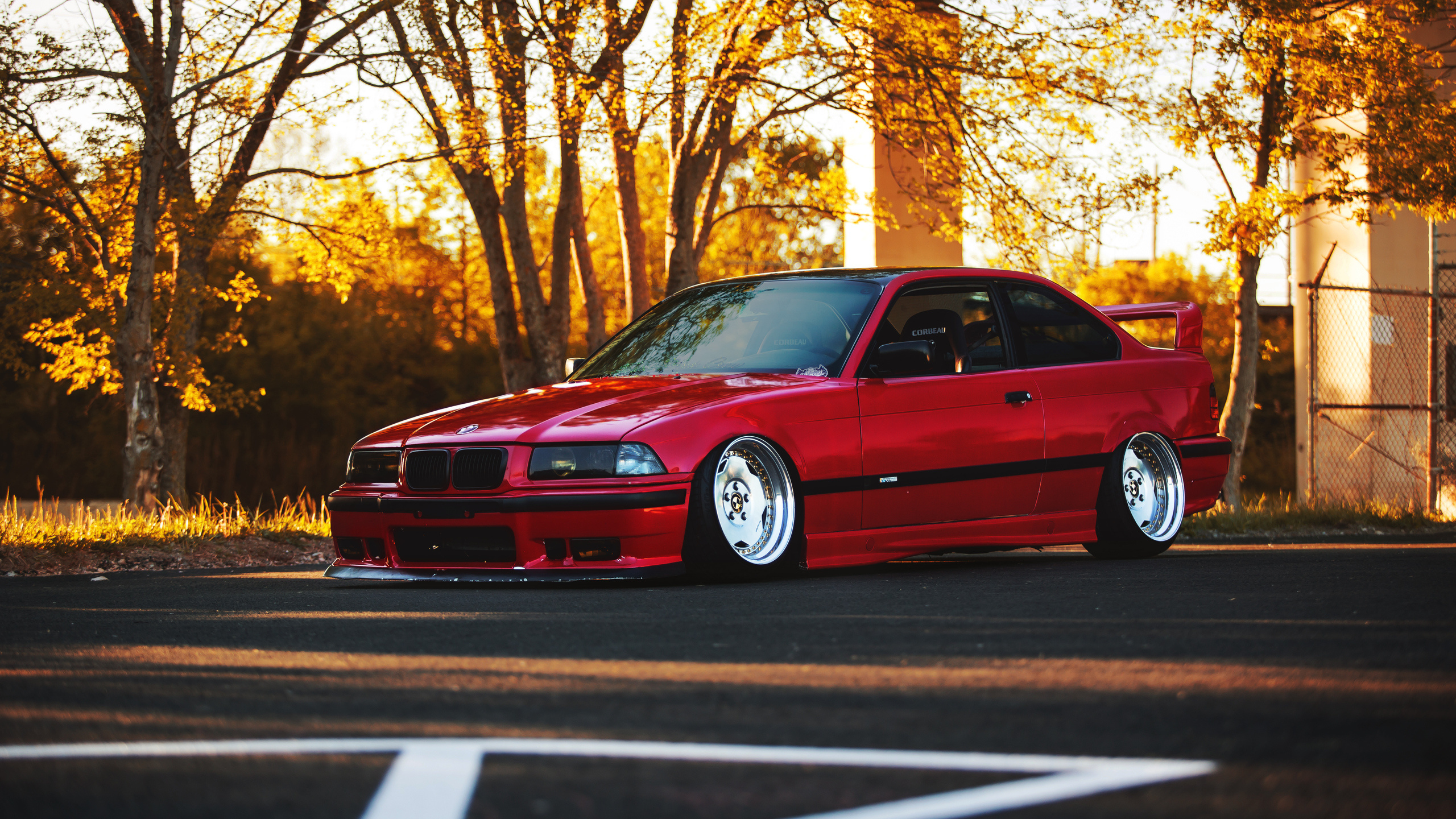 bmw, e36, stance, tuning, parking