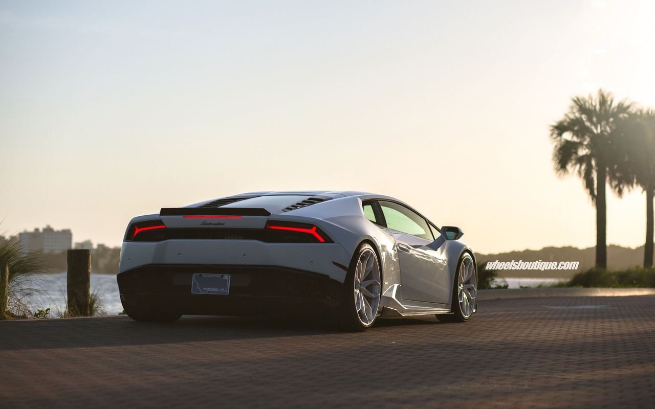 white, lamborghini, huracan