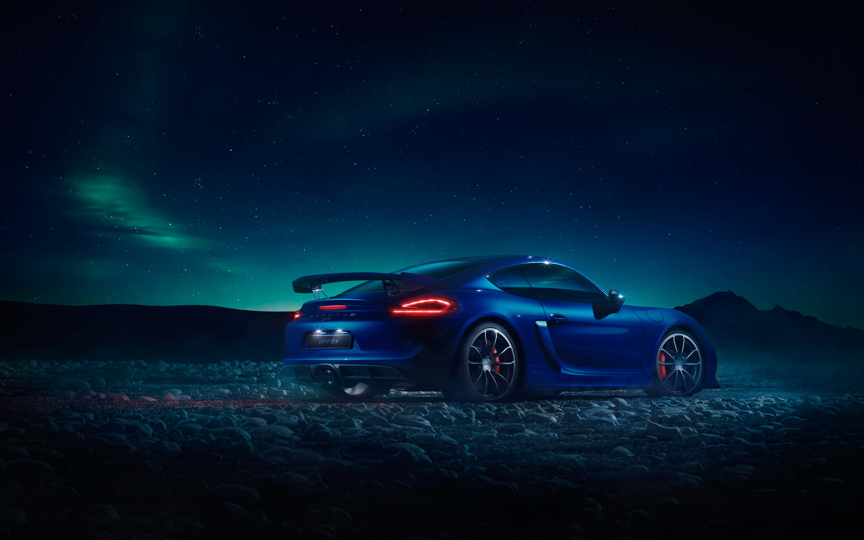 porsche, gt4, northern lights, 