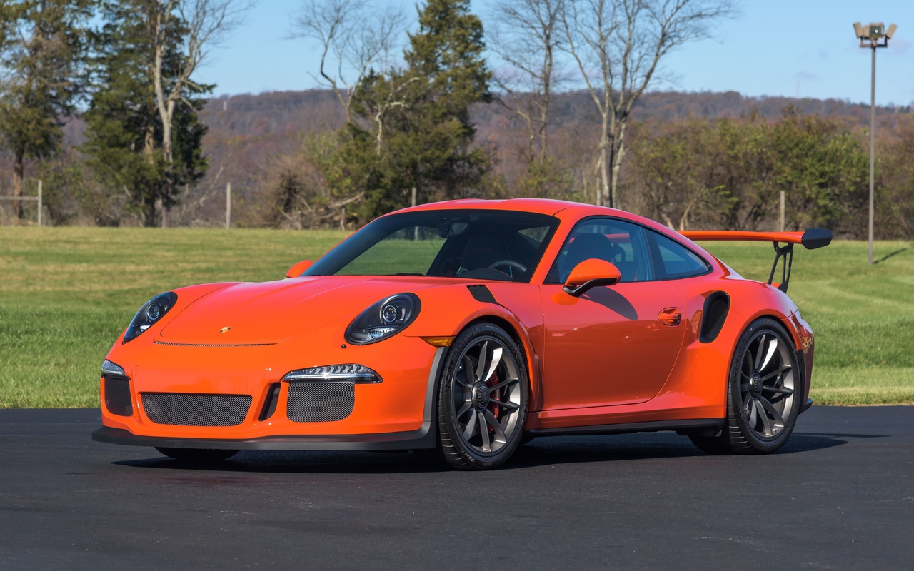 porsche, 911 gt3 rs, side view, red, supercars