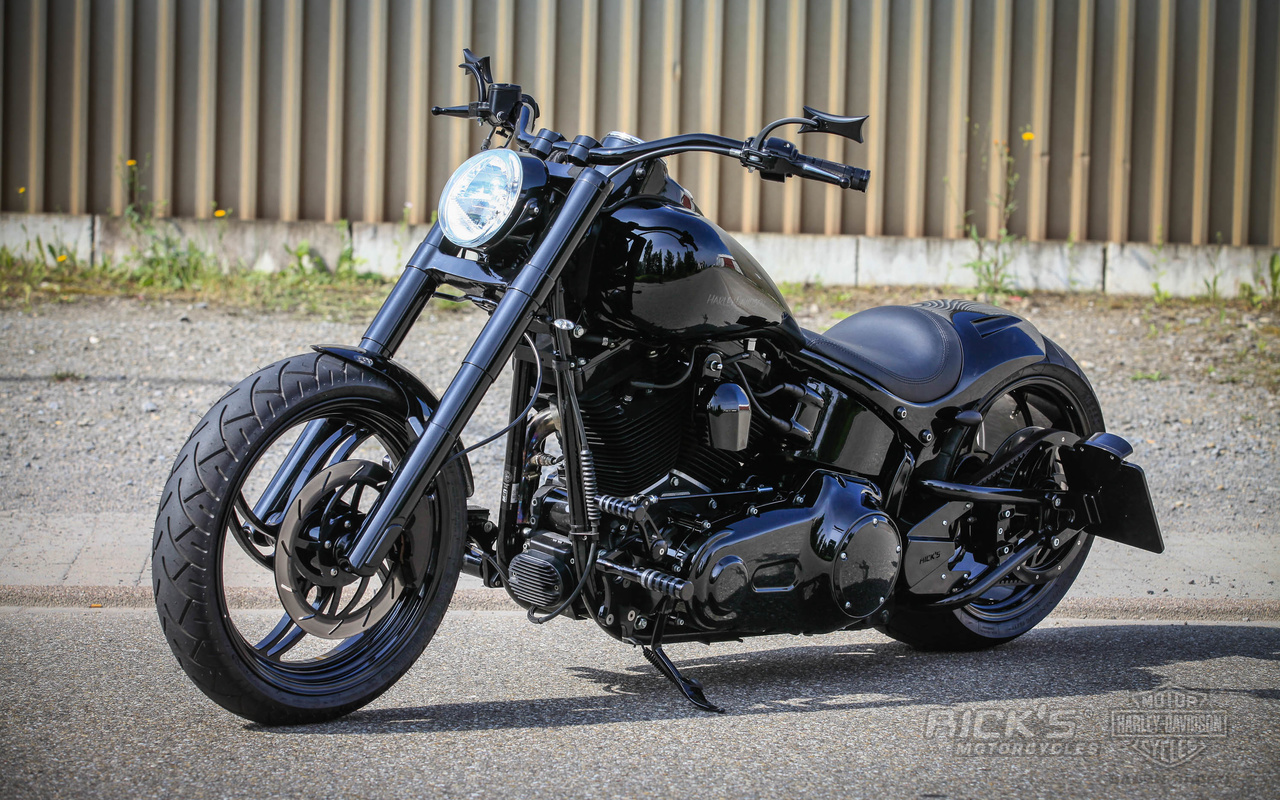 harley davidson, breakout softail, custom, harley-davidson, motorcycles, 