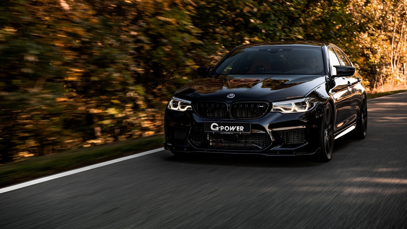 bmw, m5, g-power, f90, tuning, black, sedan