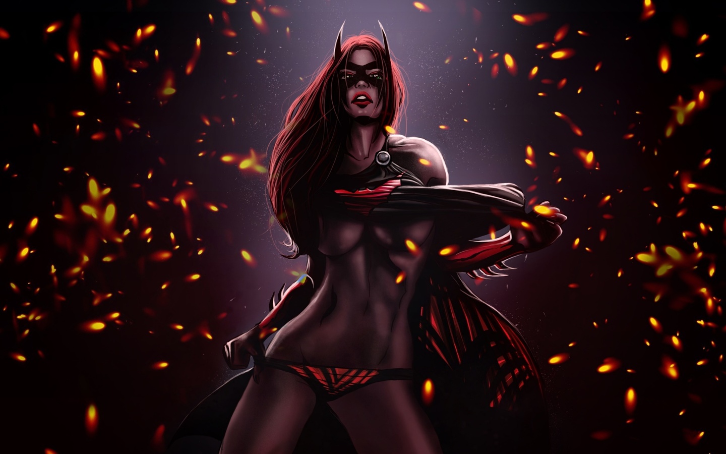 batgirl, dark, artwork