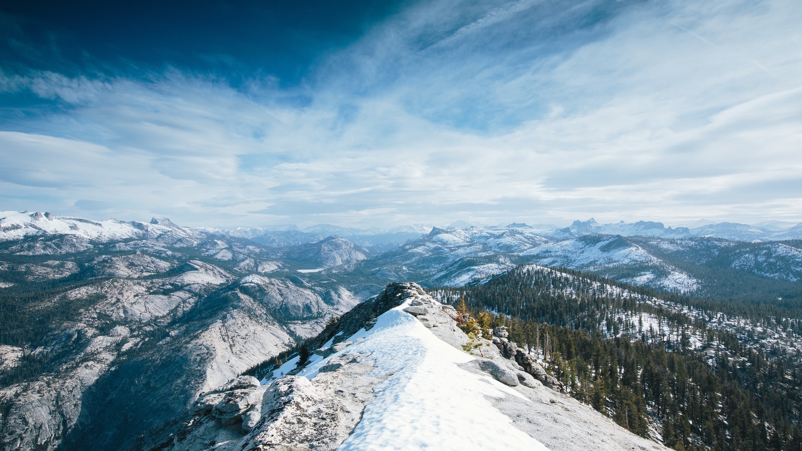 yosemite, 5k, 4k wallpaper, 8k, winter, snow, forest, osx, apple, mountains, nature