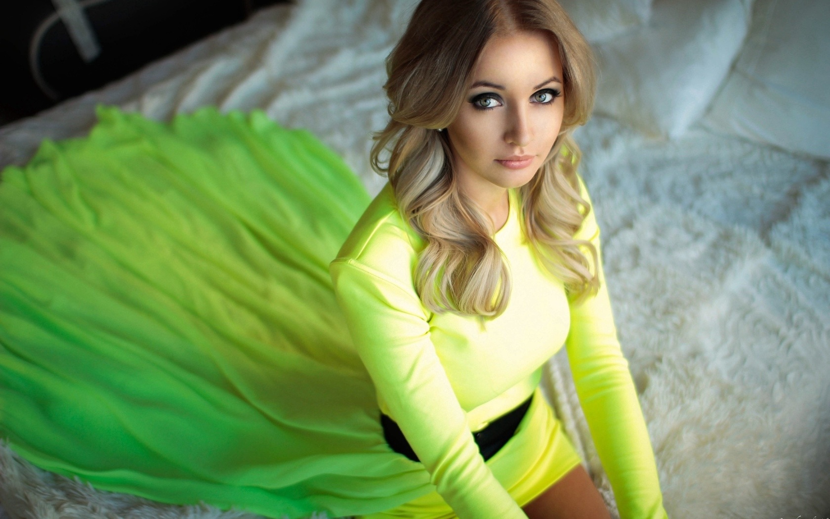 model, green, beauty, eyes, blonde, photo, photography, fashion, ksenia, like, sigma