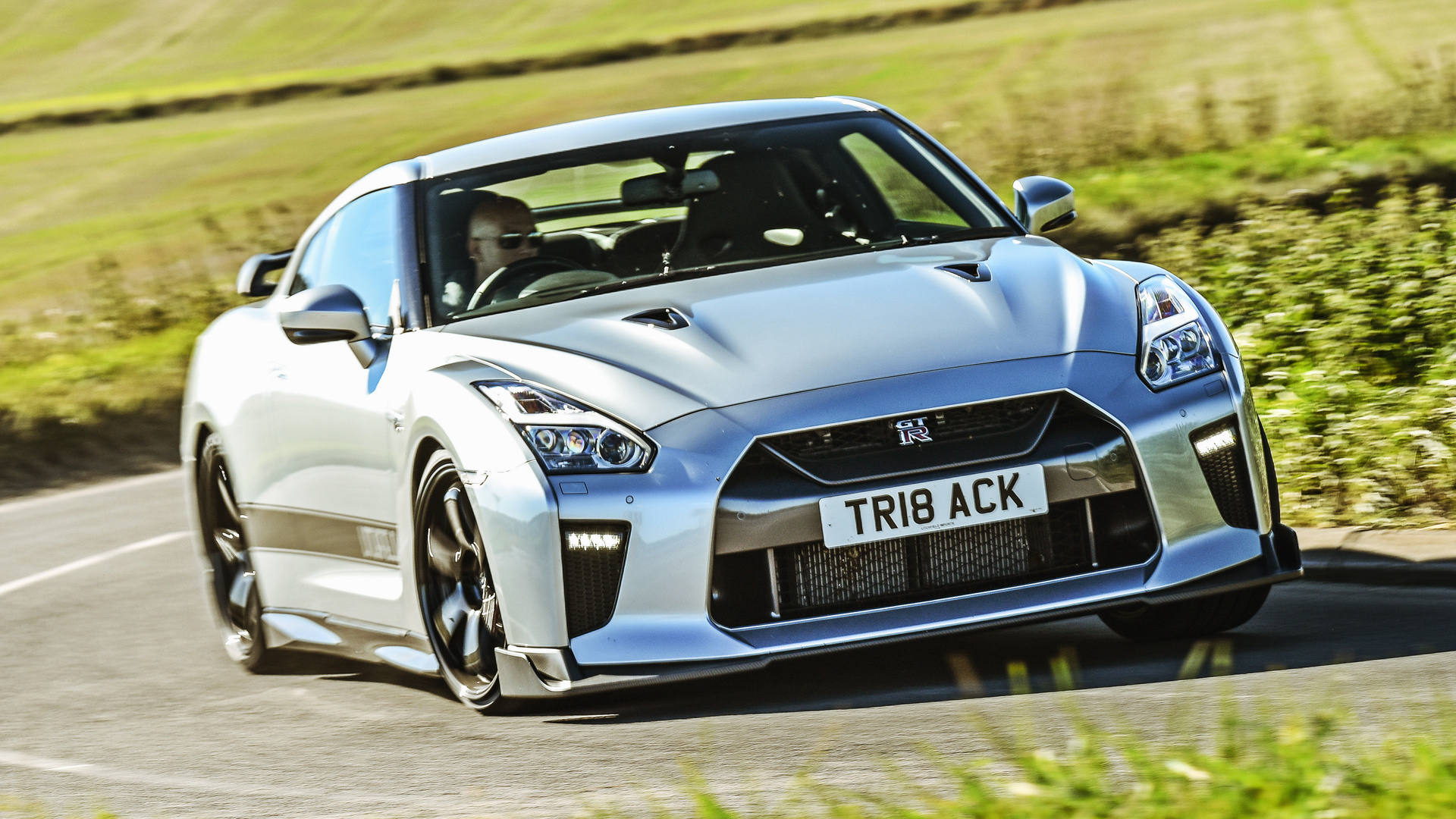 nissan, gt-r, r35, tuning, motion blur, supercars, silver