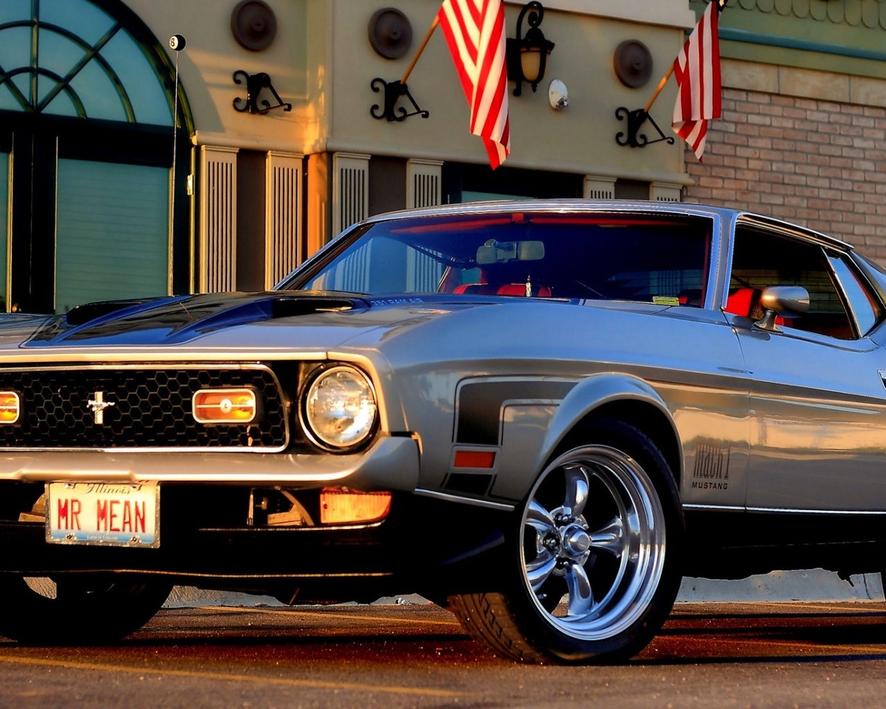 ford, mustang, 1971, retro