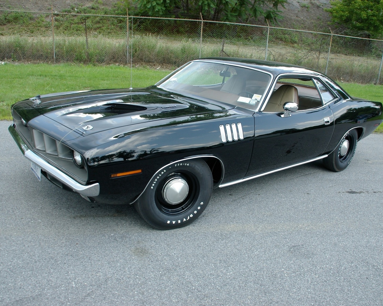 plymouth, cuda, 1971, retro