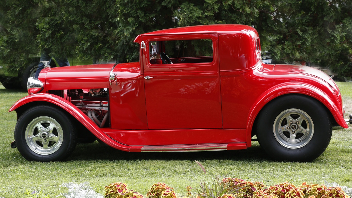1933, , ford, 3-window, coupe, hot rod