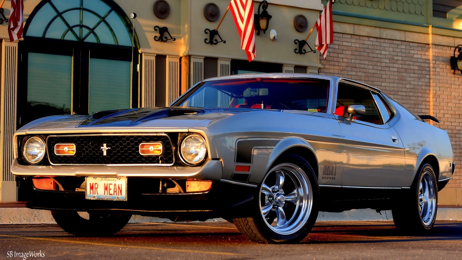 ford, mustang, 1971, retro