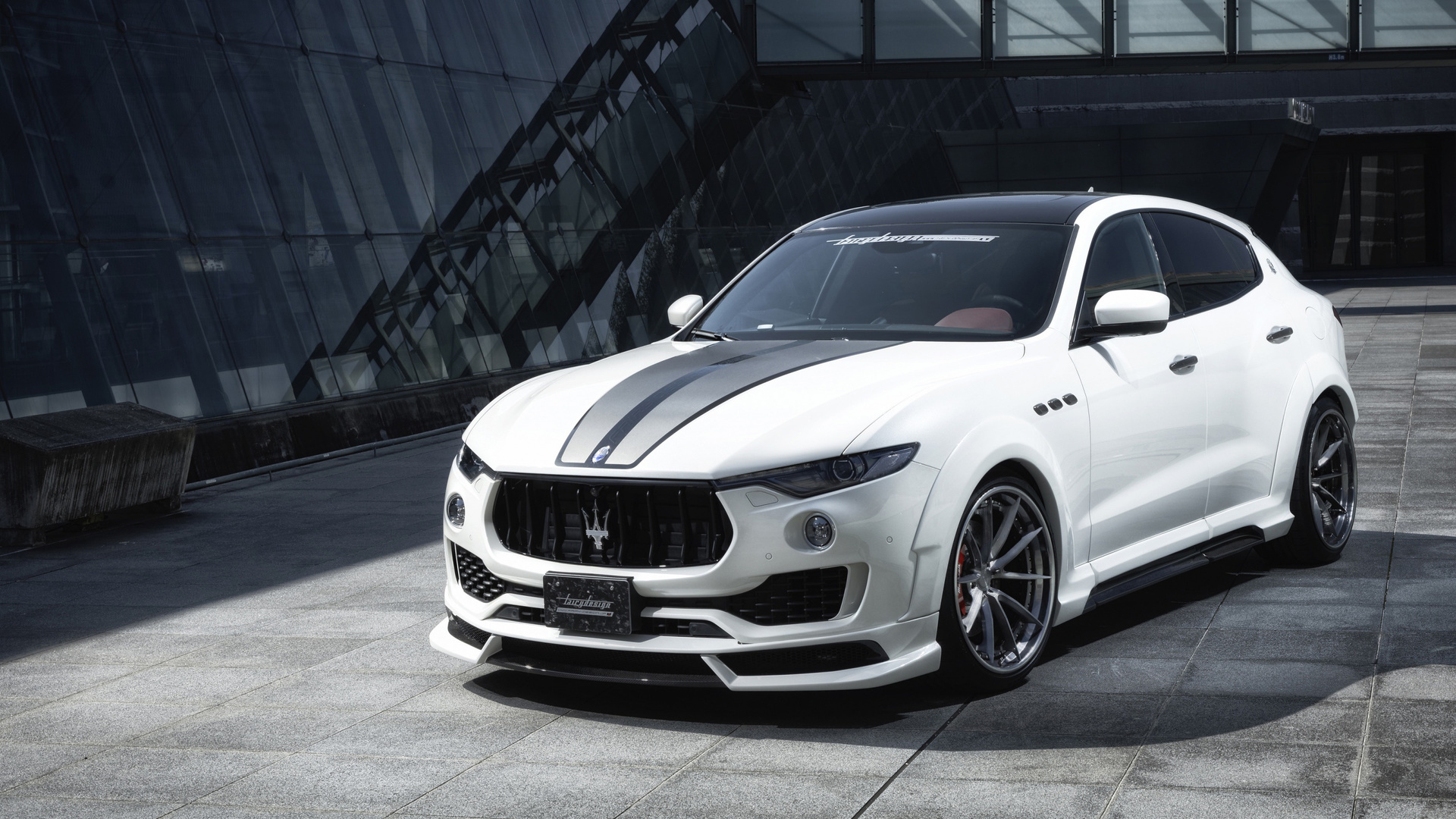 maserati, levante, 2019, fairy design, white, sports, crossover, tuning