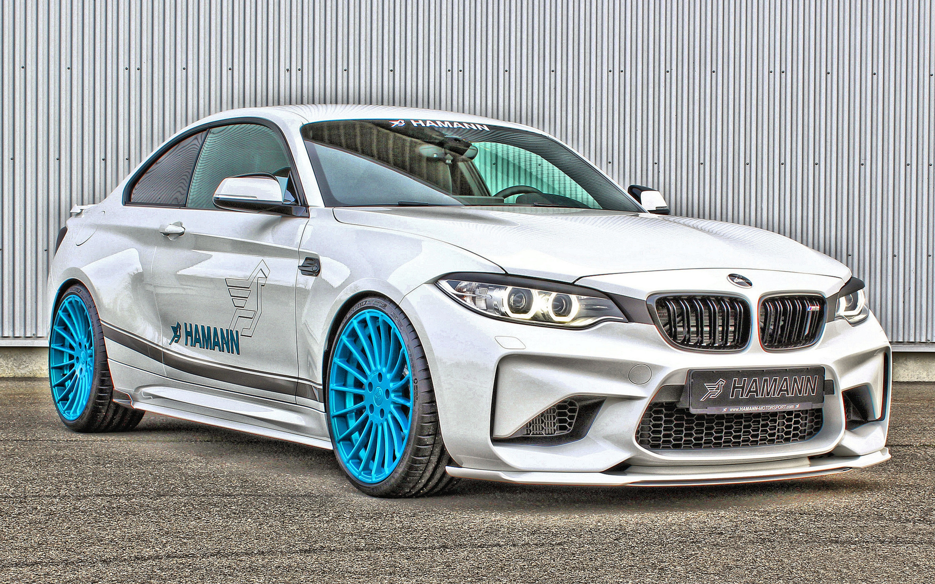 bmw, m2, hamann, white, sports coupe