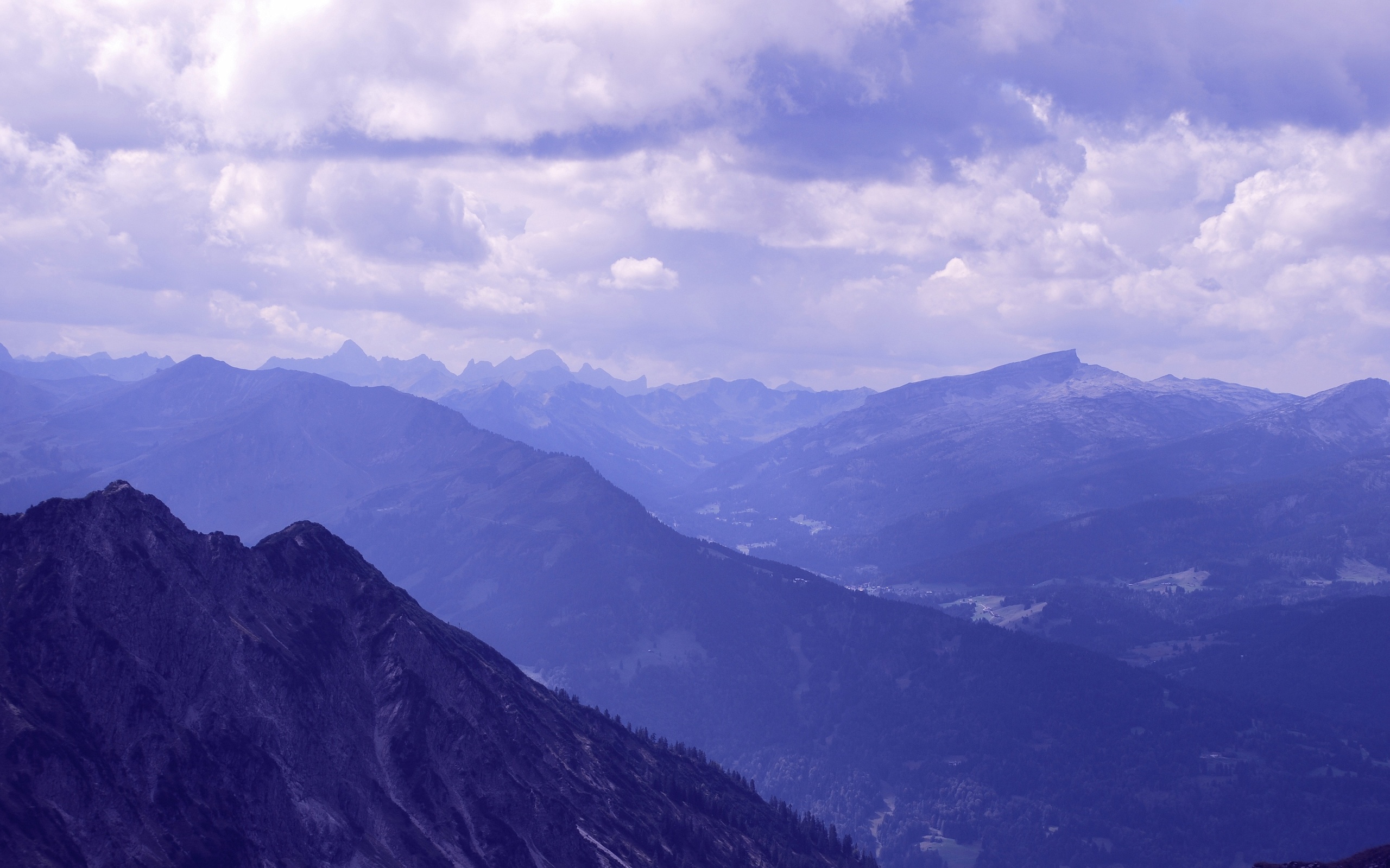 germany, allgaeu alps, hills, clouds