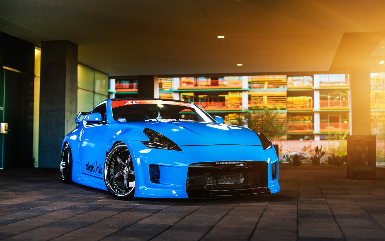 nissan, 370z, vorne