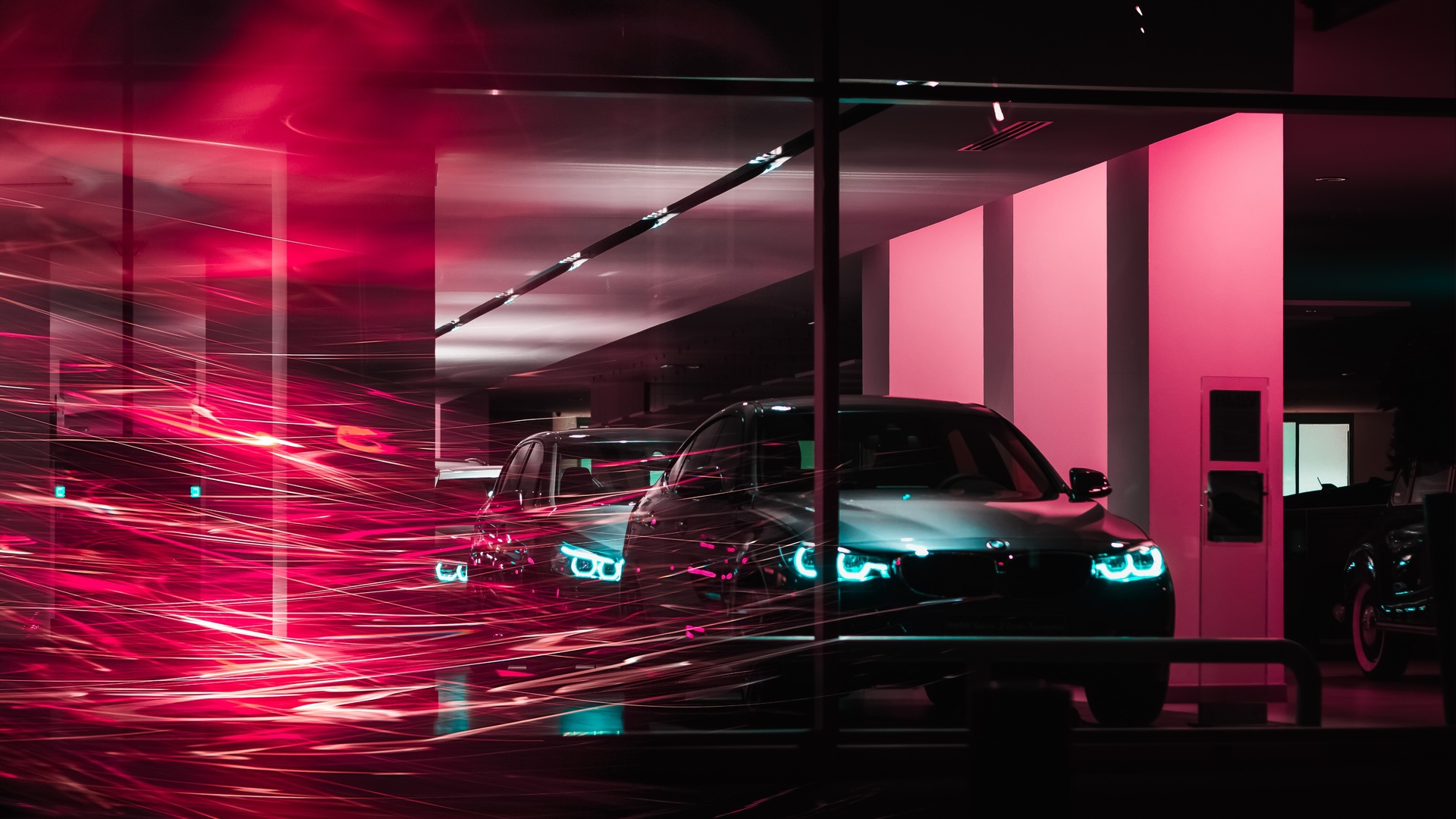 bmw, long exposure