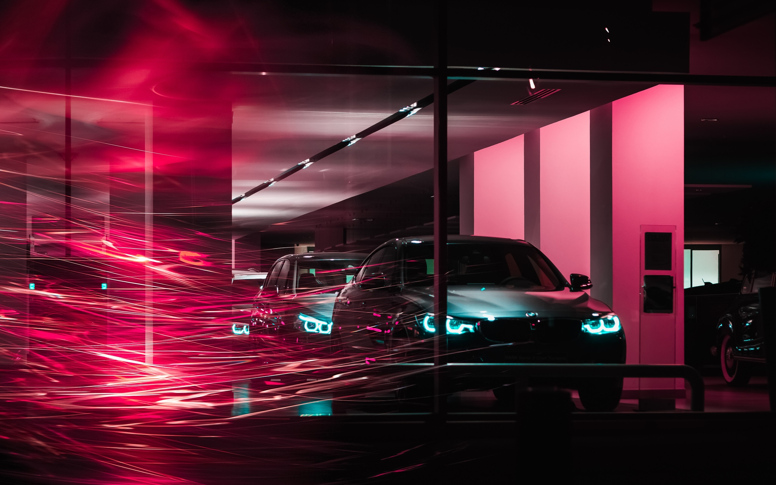 bmw, long exposure