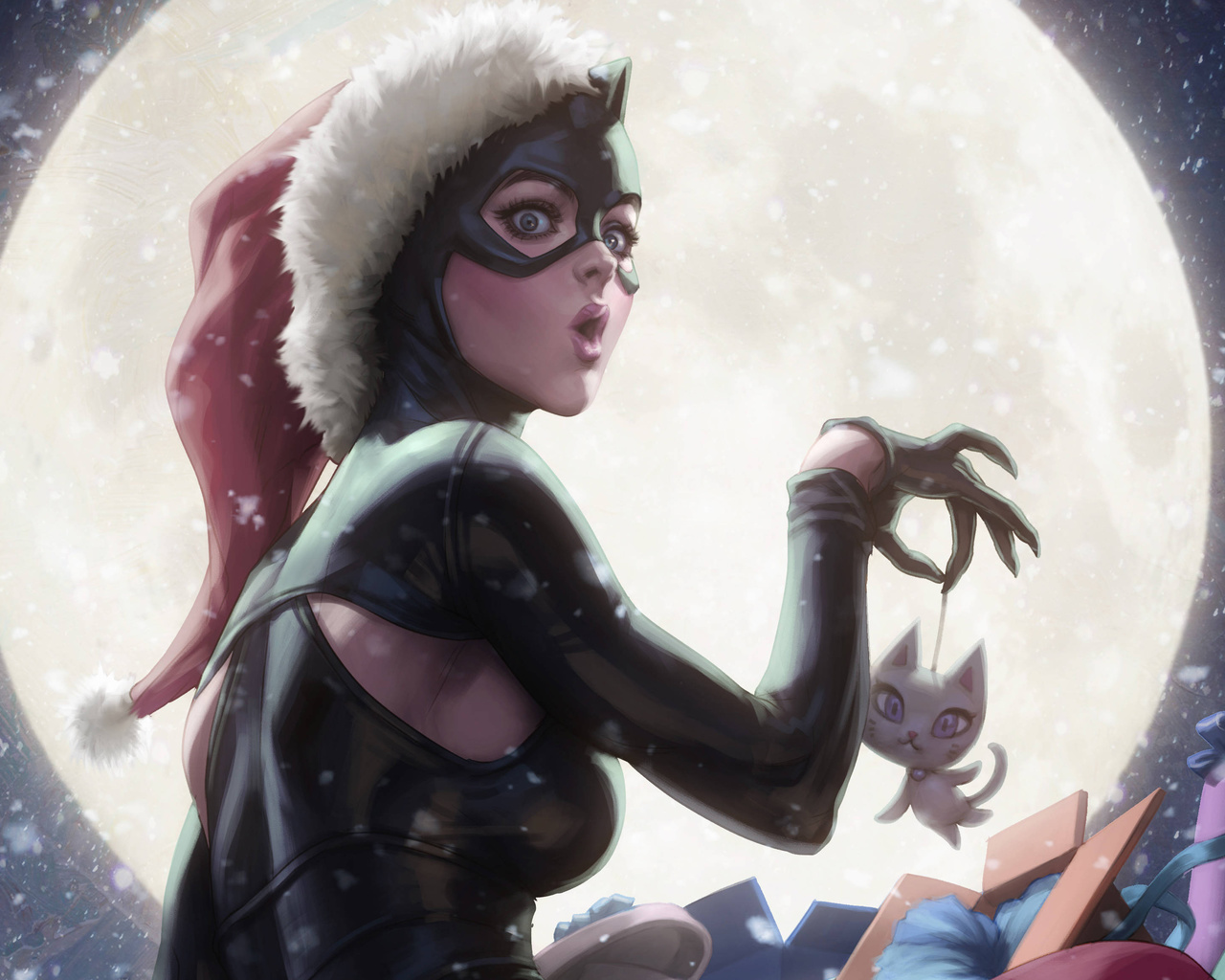 cute, catwoman, 