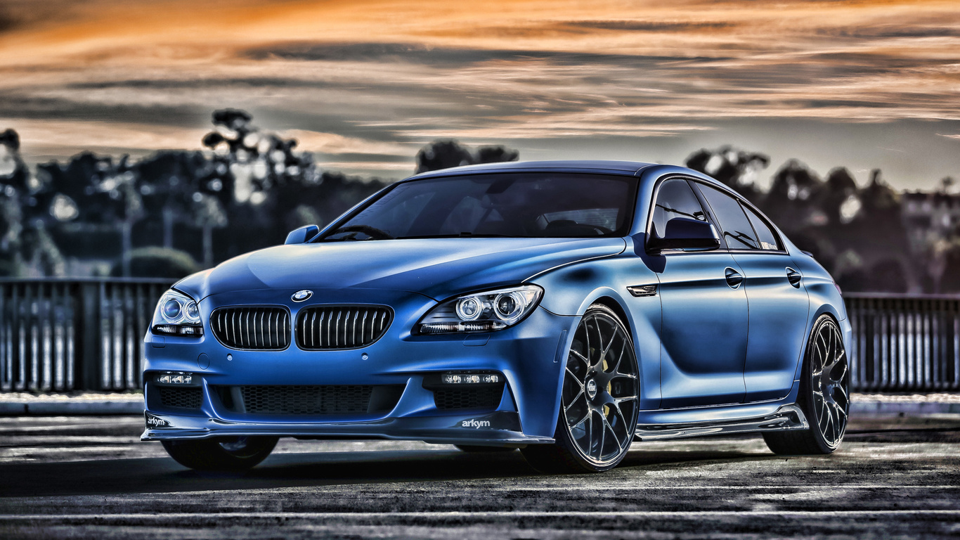 bmw, 6-series, gran coupe, f13, tuning, sunset, bmw 6, hdr