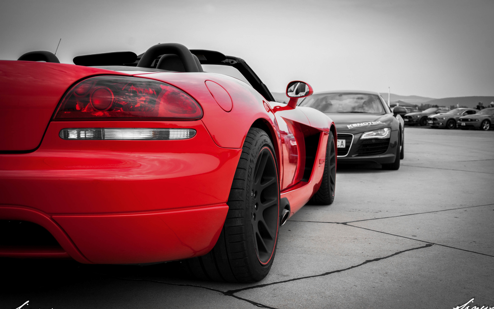 car, photo, red, black