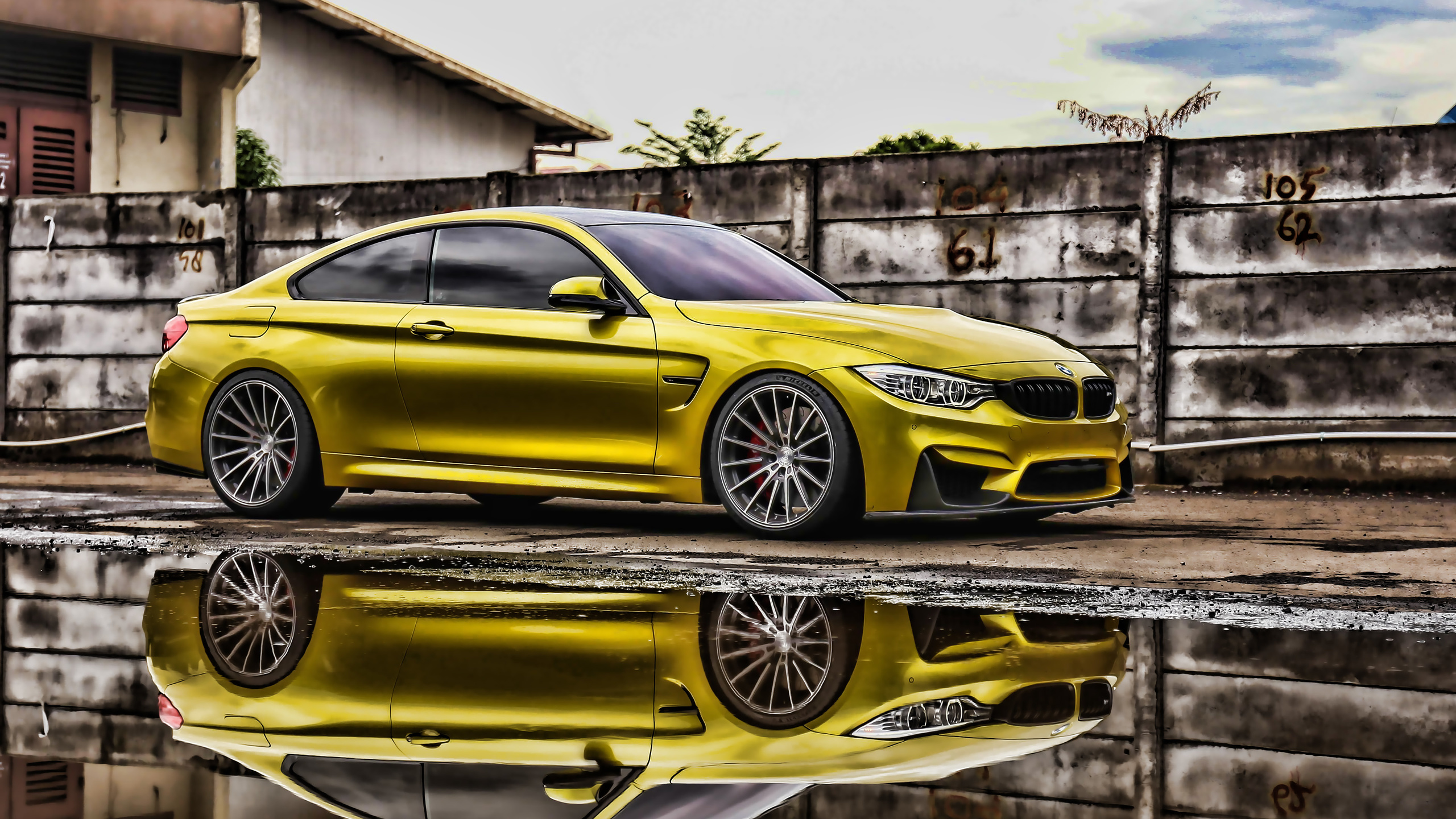 golden, bmw, m4