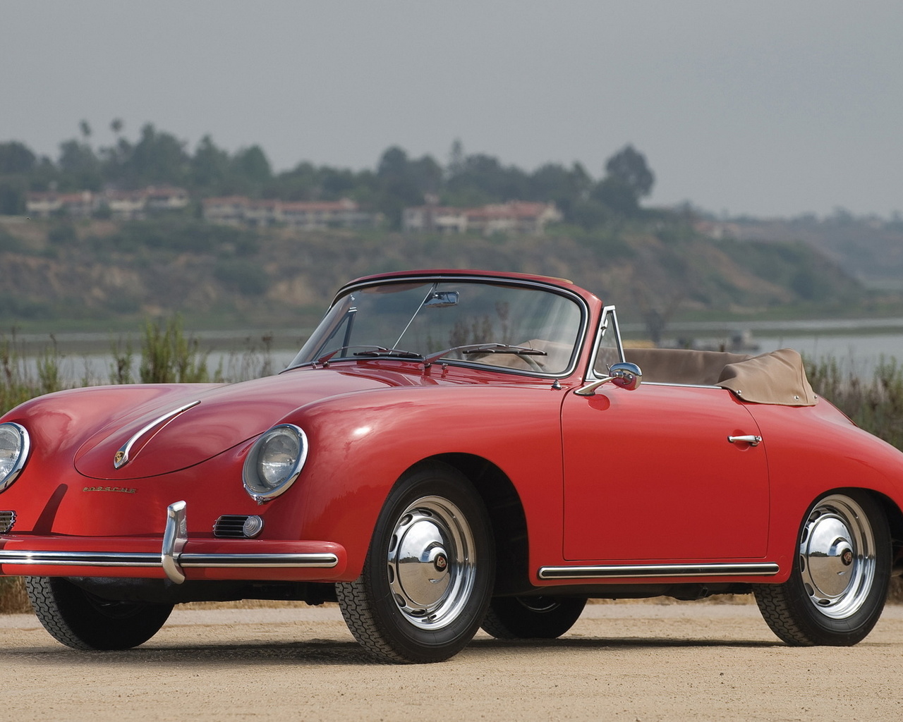 porsche, 356a, cabriolet, 1955