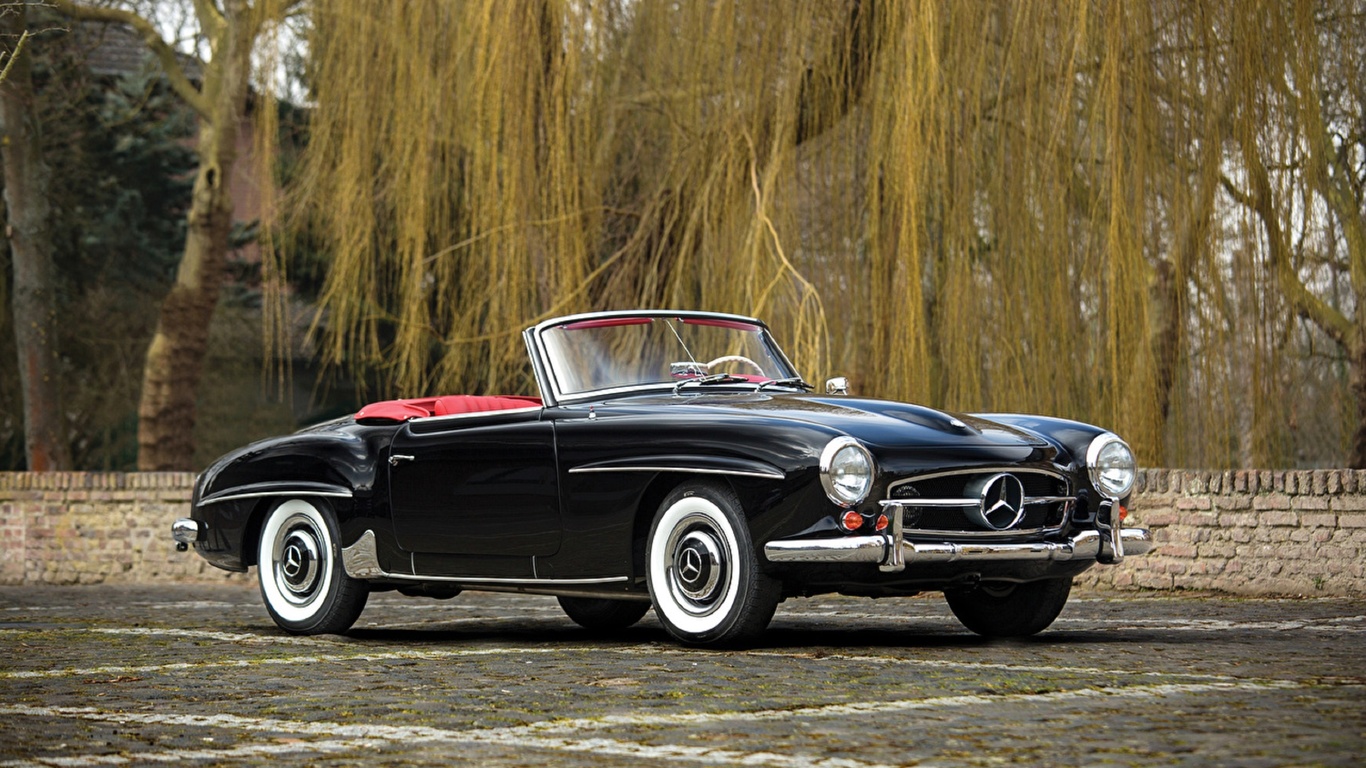 mercedes, 190sl, 1955