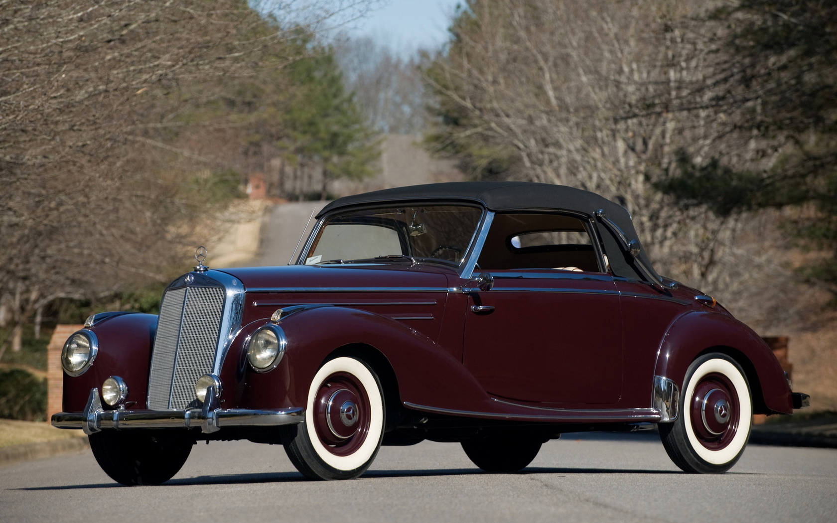 mercedes, 220, cabriolet, 1951