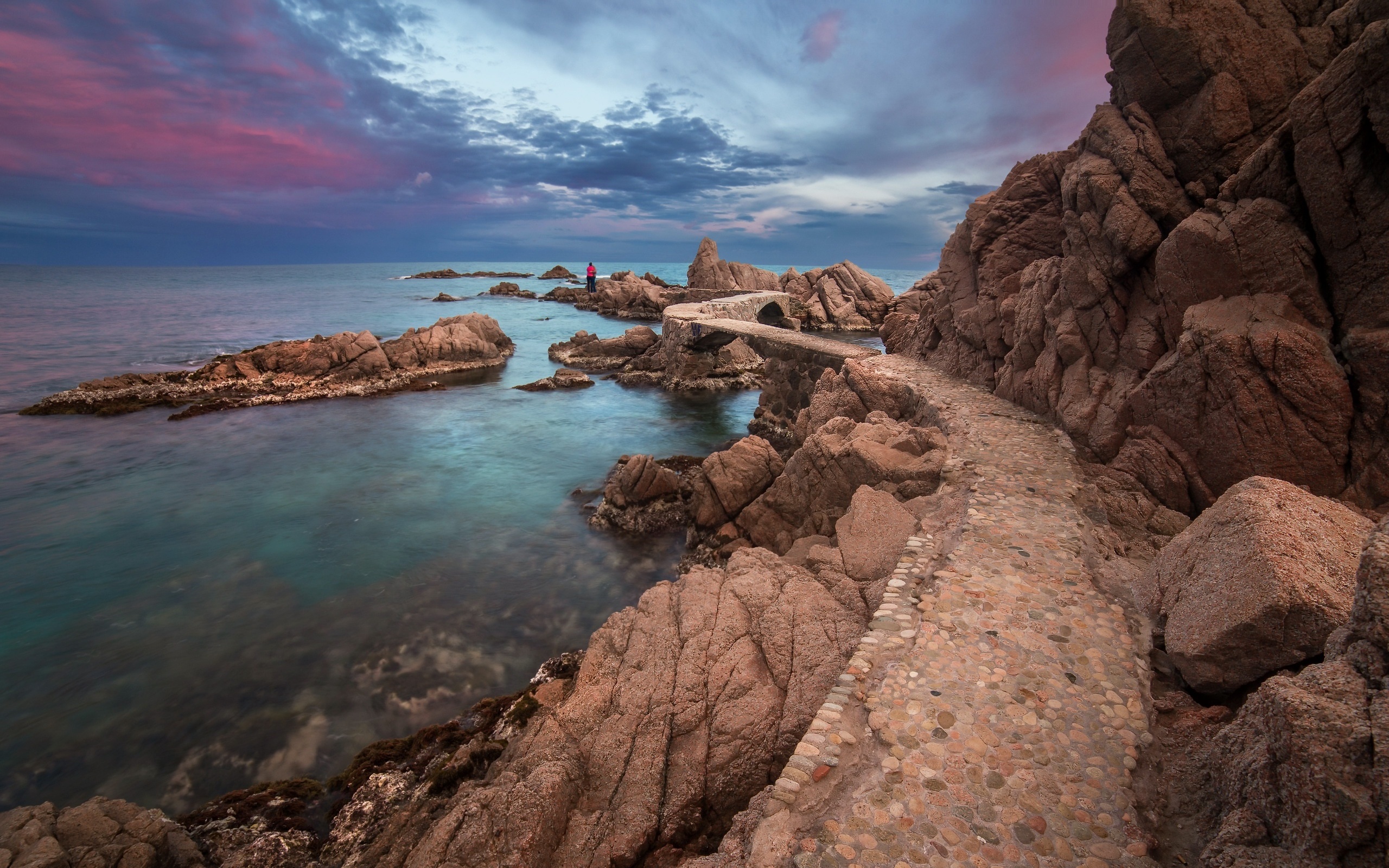 , , , , , , , , , the sky, catalonia, rocks, sunset, sea, horizon, coast, the ocean, spain